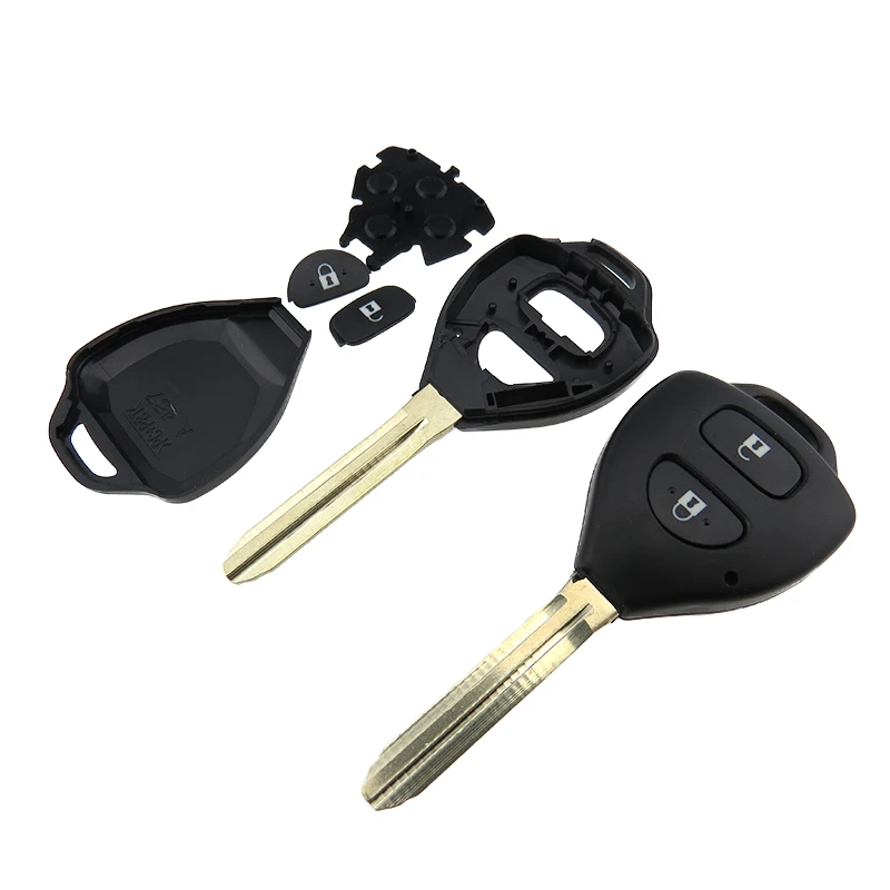 Чехол Hi power для TOYOTA Corolla Rav4 Yaris Avensis Avalon Hilux Echo Tarago Prado|key 2 button|car key shell casefob |