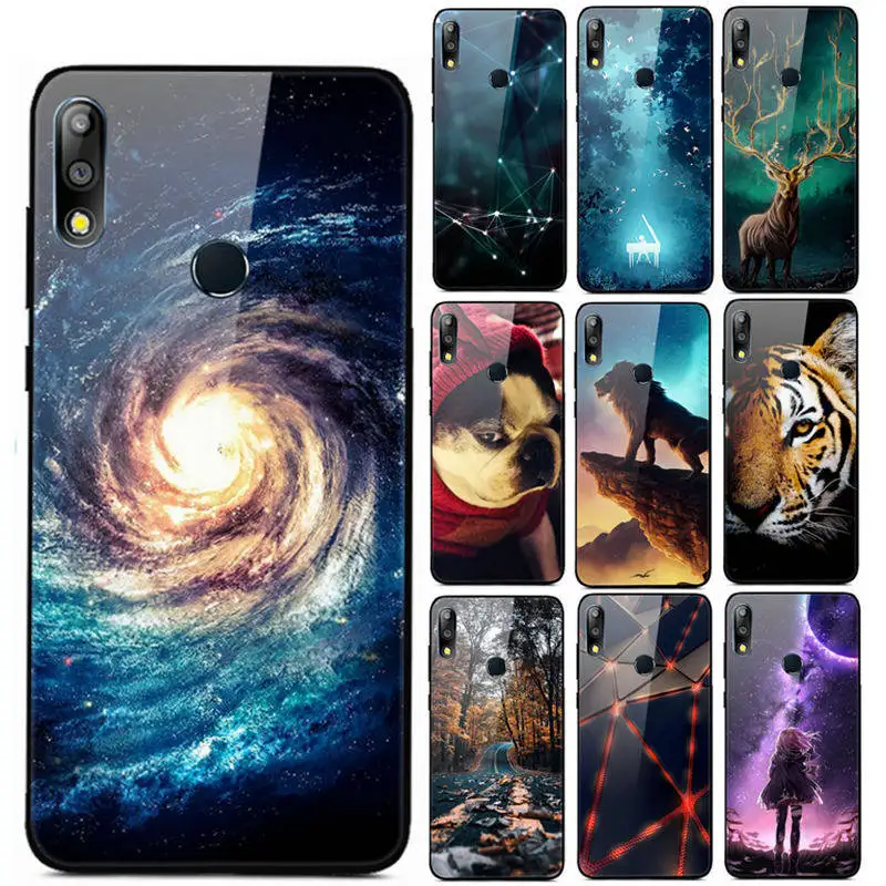 Чехлы для Asus ZB631KL чехол из закаленного стекла Zenfone Max Pro M2 ZB 631kl чехлы жесткая задняя