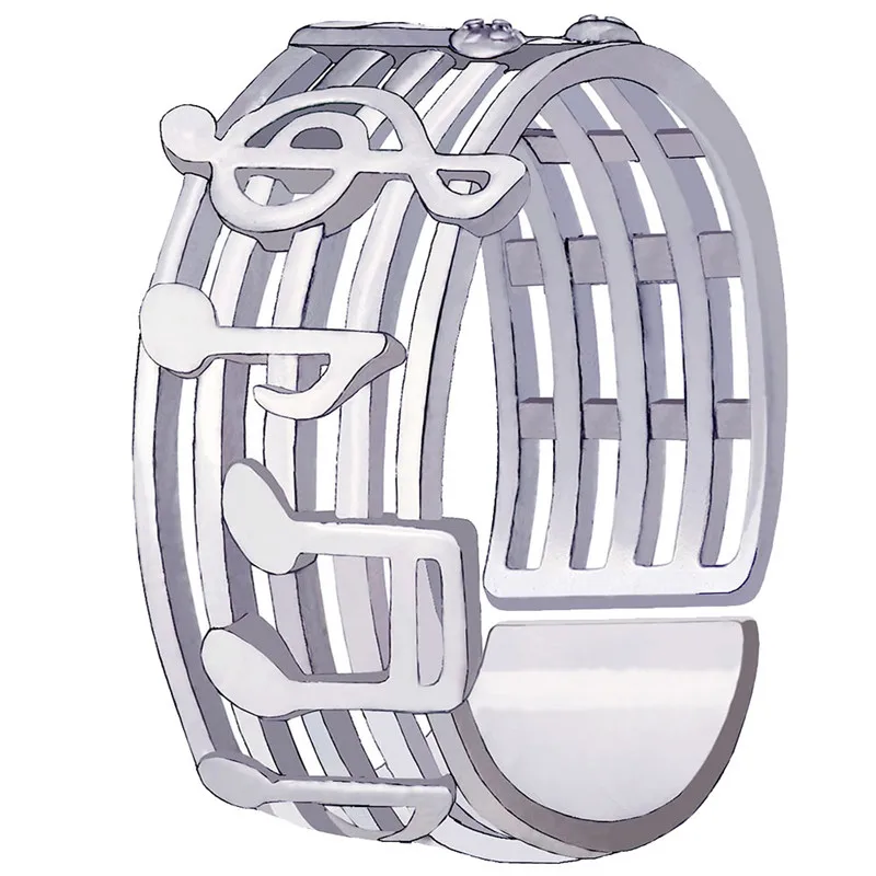 RW9029 Moon Star Finger Ring Infinite Adjustable Gold Love Ring Stainless Steel Trendy Party Wedding Rings for Women Dropshipping - Цвет основного камня: RW9029