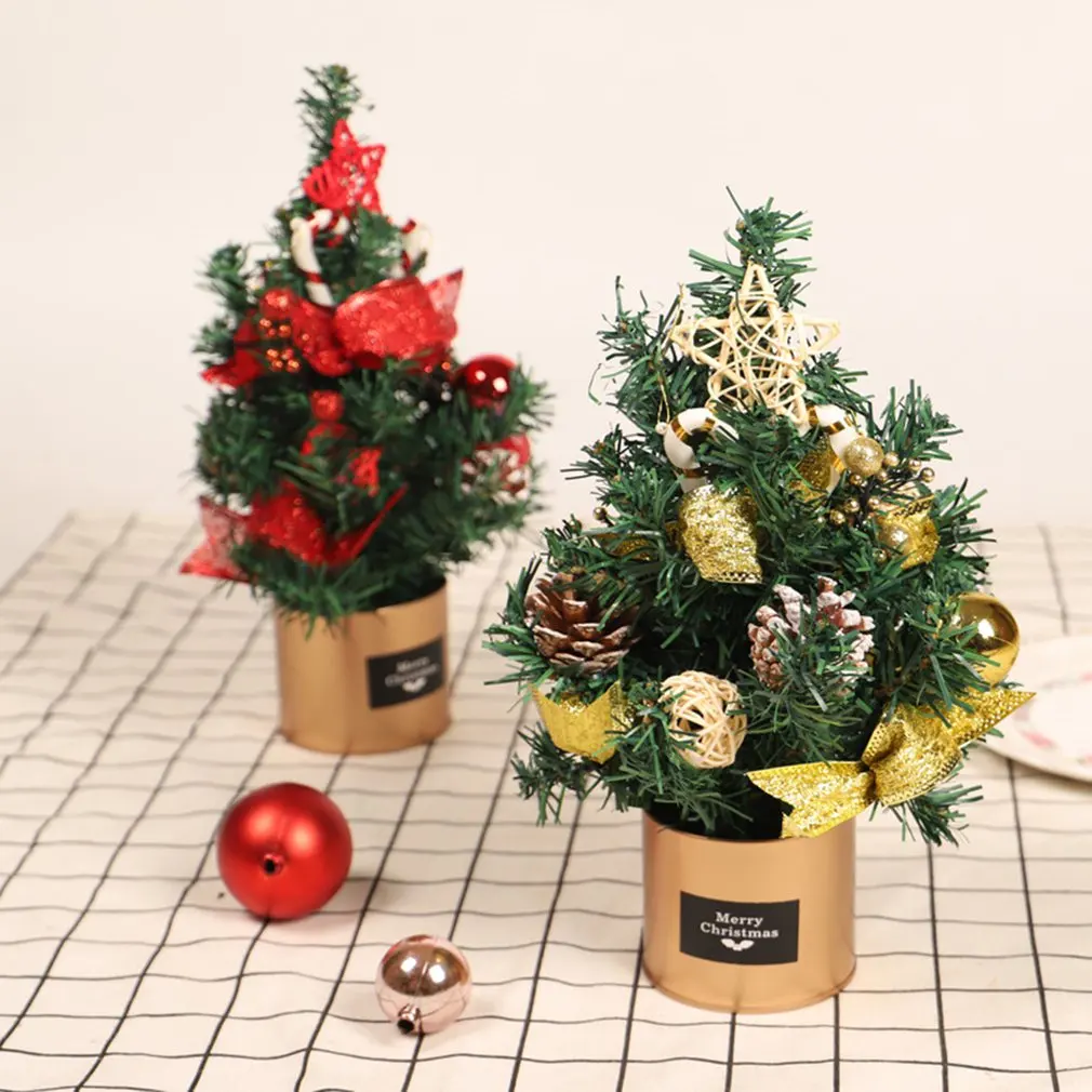 

30CM Table LED Christmas Tree Nightlight Decoration Light Pine Tree Mini Xmas Tree Christmas Decoration New Year Gift