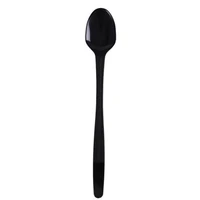 2000pcs plastic spoons disposable spoon utensils black food grade cutlery dessert ice cream spoons takeaway supplies