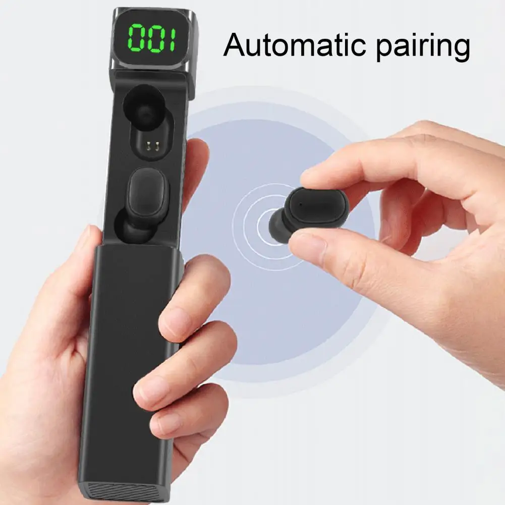 

TWS Bluetooth Earphone 9D Stereo Portable Bluetooth V5.1 Portable HiFi Earbud for Sport