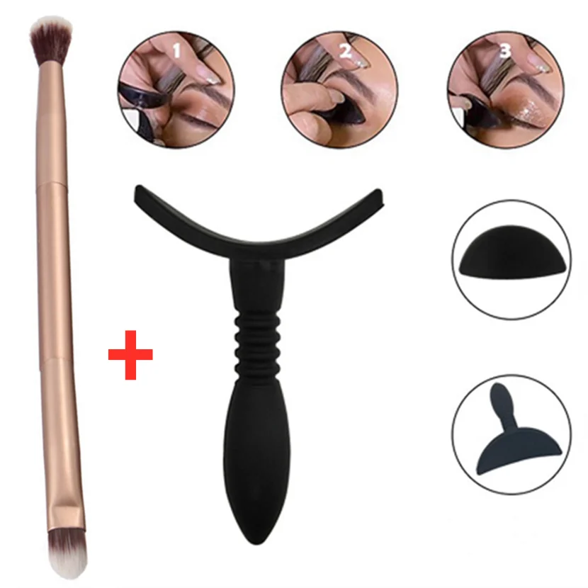 Модные женские туфли без застежки тени для век силиконовый штамп Magic Cut складки