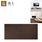 Большой коврик для мыши Youpin из дуба и древесины, водонепроницаемый материал для офисных игр, Противоскользящий коврик для мыши, компьютерный коврик для ноутбука, Настольный коврик