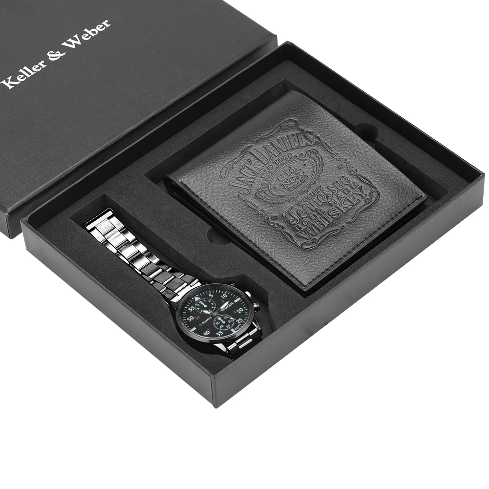 Деловые мужские кварцевые часы из нержавеющей стали ремешок для часов с откидной