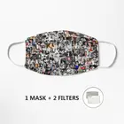 Маска-коллаж Elvis presley камуфляжная маска для лица хлопковая Пылезащитная аниме мультяшная маска для рта уличная одежда