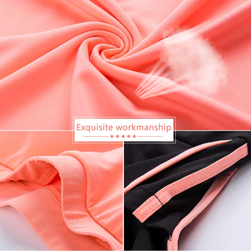 

Women 5 Piece Yoga Set For Running T-shirt Fitness Bra Sports Wear Gym Clothing Women Workout Set Sports Suit