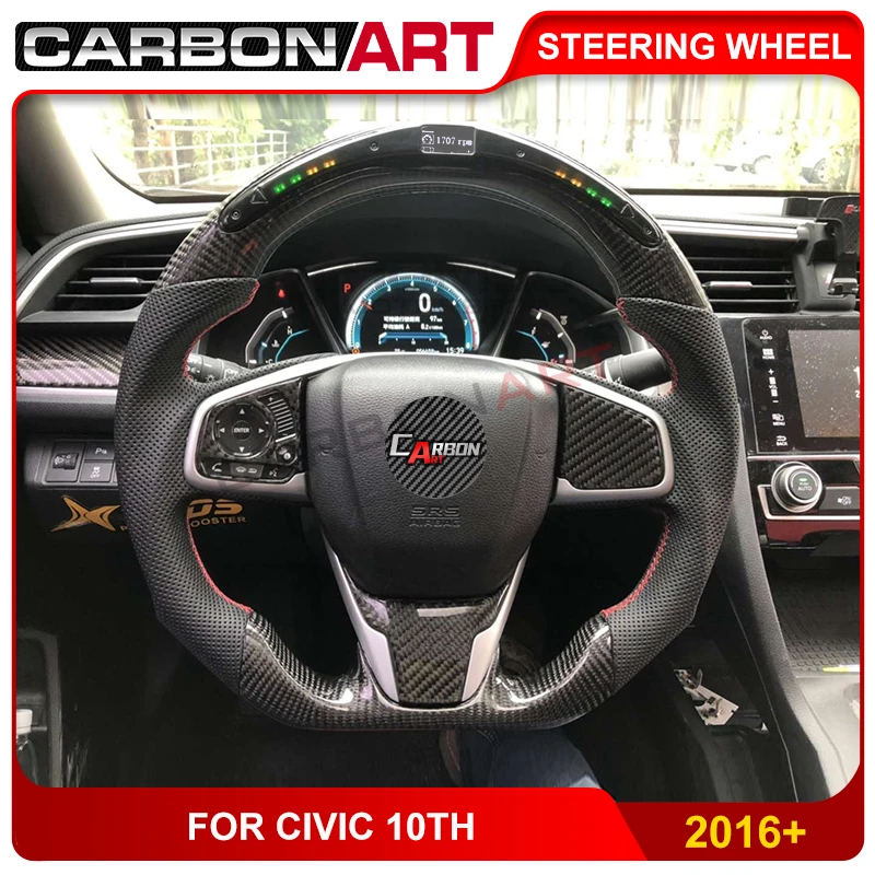 Светодиодный дисплей рулевое колесо для Honda Для Civic si 10-го поколения EX LX smart 2018 interior