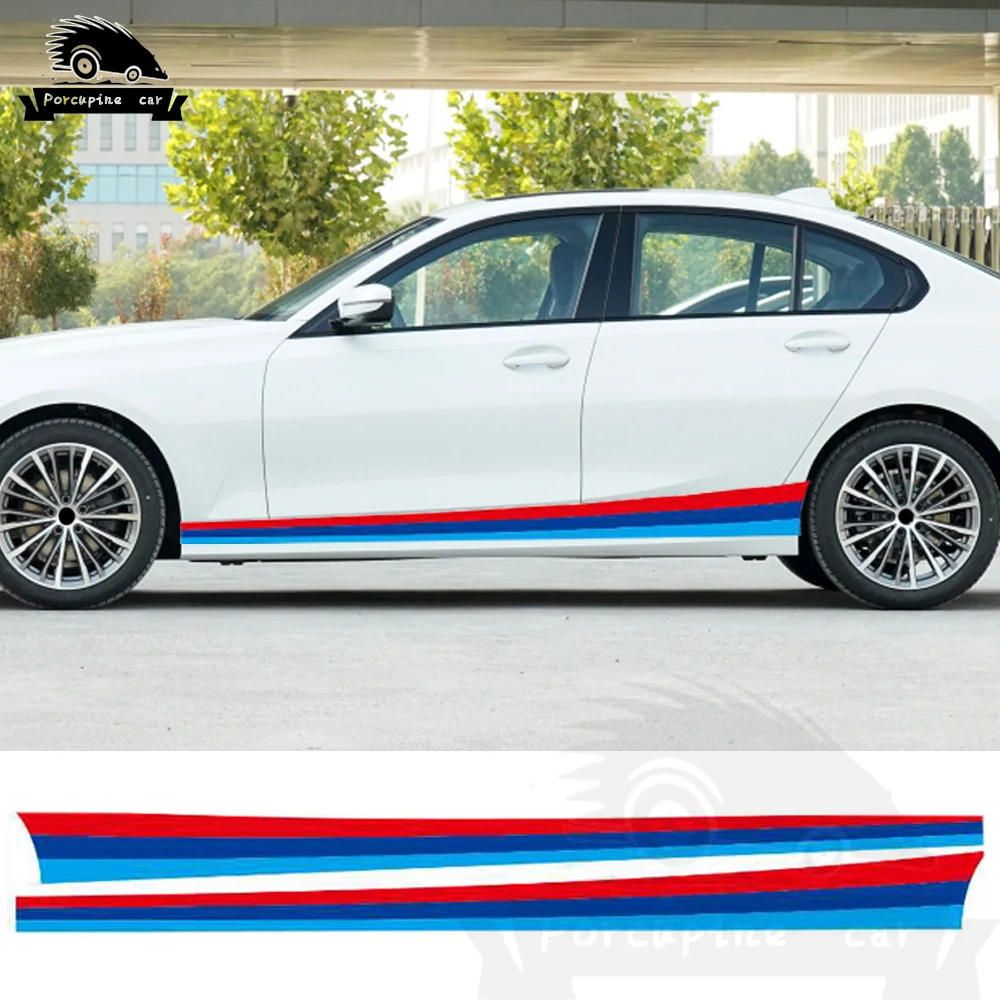 

2pcs M power performance car sticker for BMW M3 M4 M5 E90 E60 F30 F10 320 328 330 520 E36 E46 E70 X1 X3 X4 X5 X6 G30 E39 E87