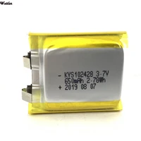 102428 battery 3 7v lithium polymer battery 650mah mp3 mp4 bluetooth watch cell lithium battery small stereo bluetooth gps