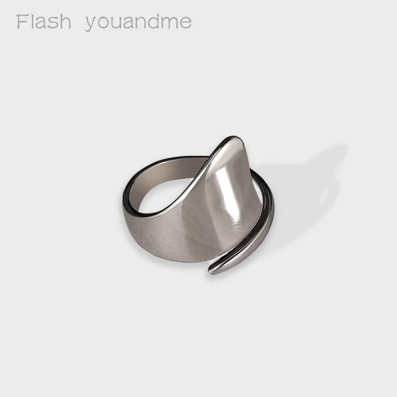 

s925 Sterling Silver Rings For Women Korean Resizable Open Ring Handmade Anillos Plata 925 Para Mujer Party Bijoux Femme Jewelry