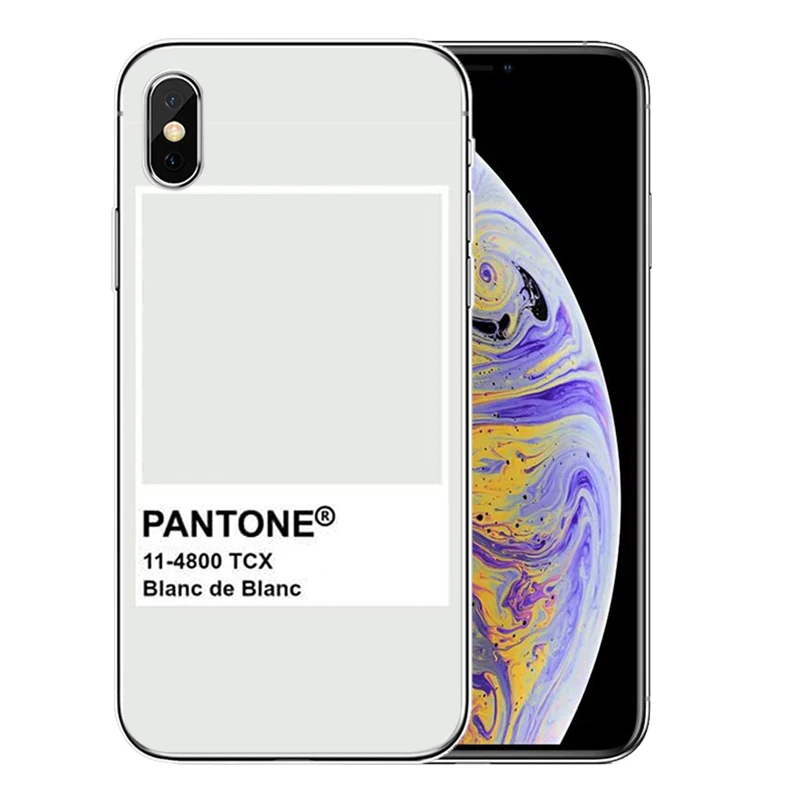 Силиконовый чехол Pantone для iphone 11Pro Max 11 XR XS X 8 7 6 6S Plus 5 5S SE 2020 | Мобильные телефоны и