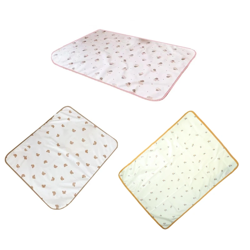 

ReusableBaby Changing Pad Cover Waterproof TPU Changing Mat Breathable Leak Proof Diaper Mattress Infants Floor Play Mat
