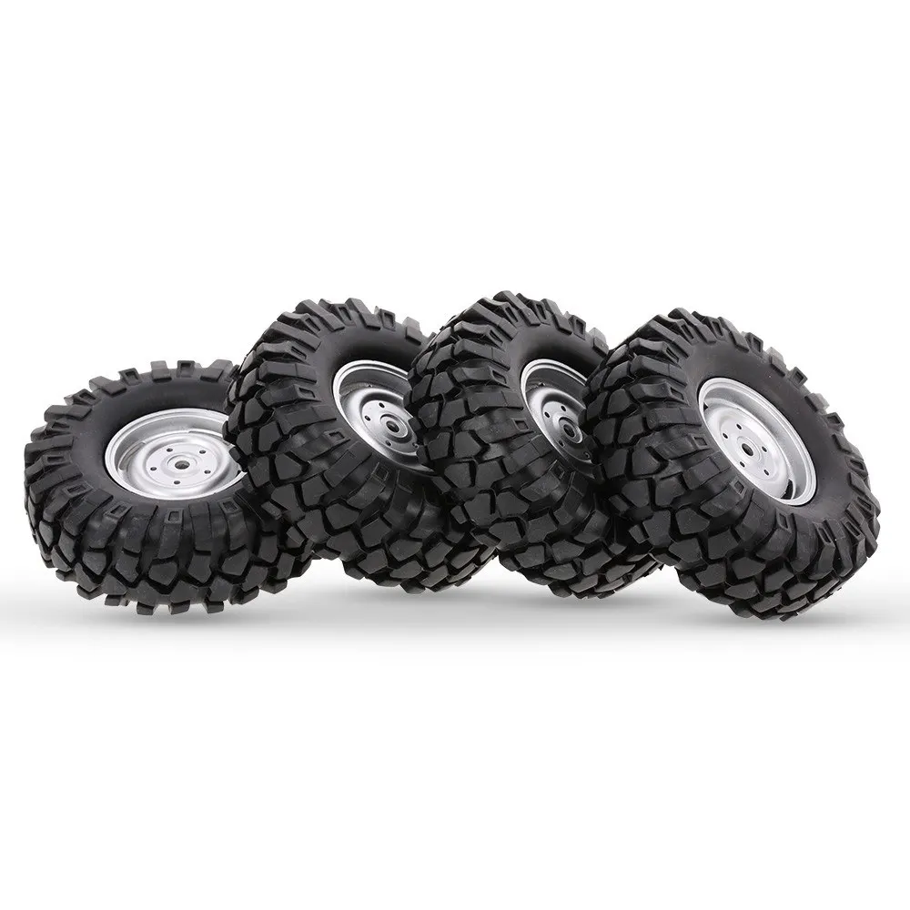 

4PCS 1/10 RC Truck Buggy Tyre for 1/10 HSP Redcat Traxxas Axial SCX10 RC4WD D90 CC01 RC Rock Crawler
