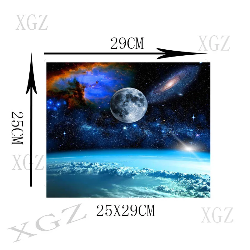 

XGZ Fantasy Air Earth Large Mouse Pad Black Precision Lock Edge Custom Home Computer Table Mat Rubber Non-slip for Csgo Gamer
