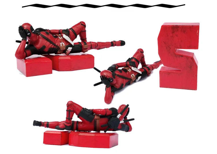 Автомобили украшения личность Deadpool кукла украшение автомобиля центральной консоли украшения компьютер компаньон кукла авто аксессуары