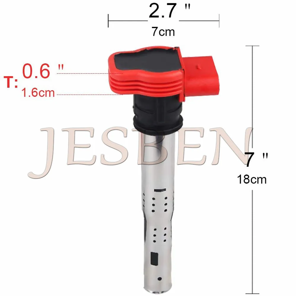 Катушка зажигания для VW Jetta Golf GTI GLI Passat Tiguan CC Touareg A3 A4 A5 A6 A7 A8 TT Q3 Q5 R8 06E905115E 07K905715F 4