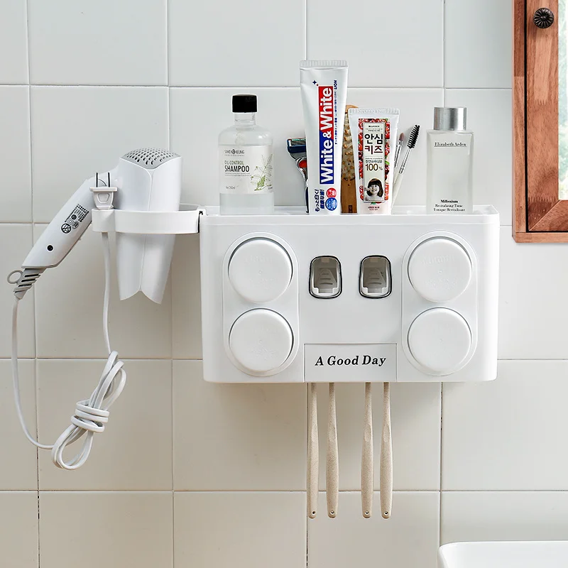 Многофункциональная Ванная Комната Авто Зубная паста диспенсер с присоской