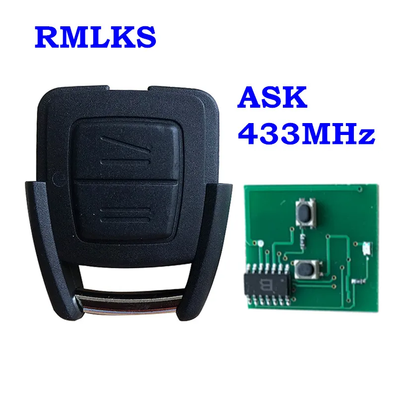 Новый дистанционный ключ брелок от машины 2 кнопки 433 МГц ASK для Vauxhall Opel Astra h j g insignia