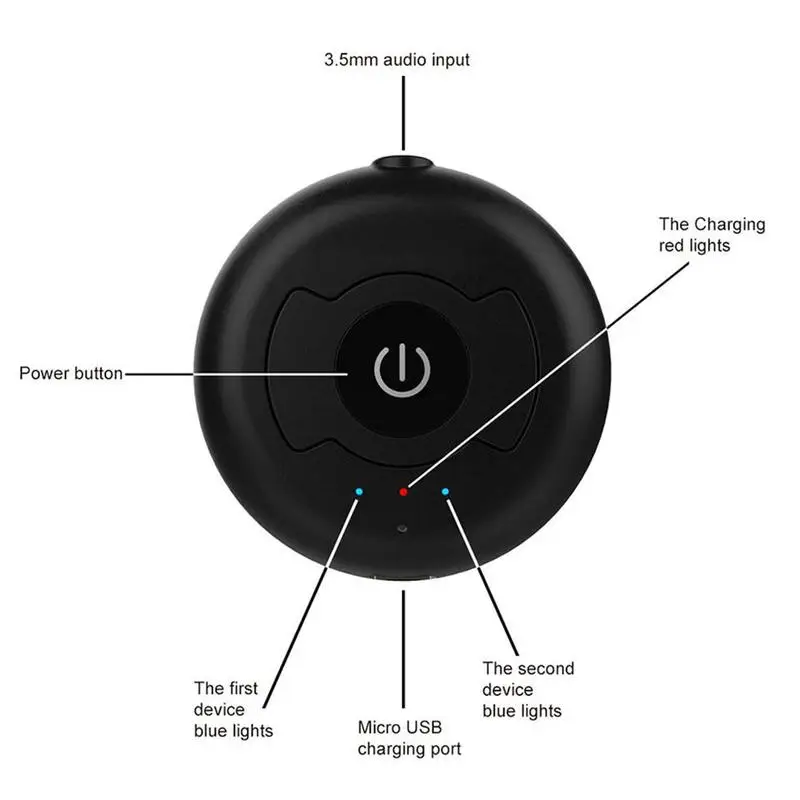 

One For Two Bluetooth Transmitter Bluetooth Transmitter Bluetooth Adapter Q6B0
