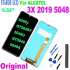 Оригинальный ЖК-дисплей 6,52 дюйма для Alcatel 3X 2019, кодирующий преобразователь сенсорного экрана в сборе дюйма, для 5048, 5048A, 5048I, 5048U, 5048Y, OT5048, OT5048Y