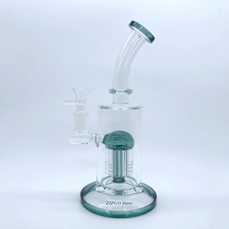 

10 Inch Vase Glass Hookah Flask Bottle Smoking Pipe Portable Travel Blue Hookah Accessories Tubes Smoking Tubes Gifts