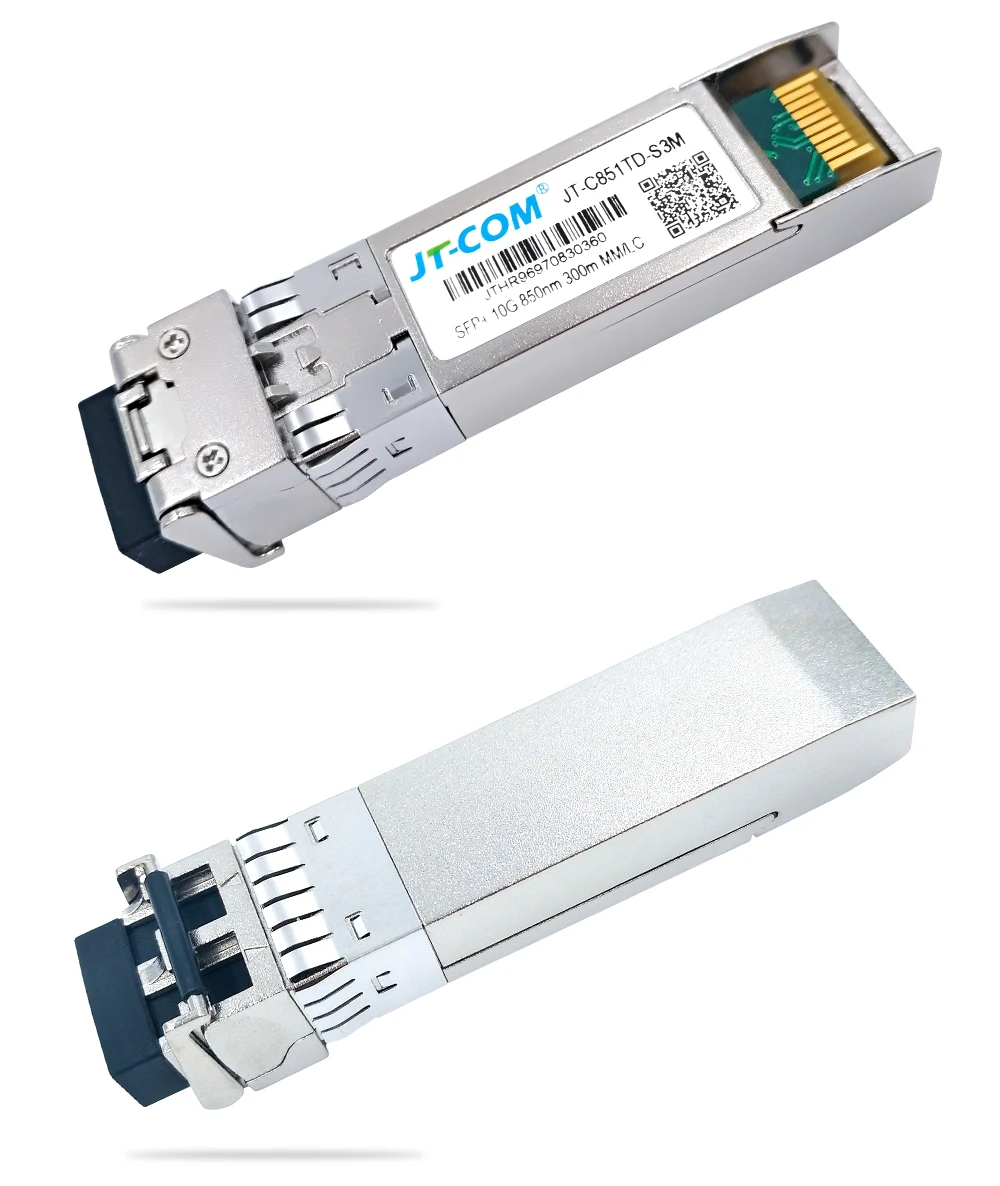 Модуль SFP 10Gb 300M Многомодовый дуплексный LC SFP SR для оптоволоконного модуля SFP-10G-SR SFP+ трансиверный модуль MMF 850nm 300M для Ubiquiti Mikrotik Cisco и т. Д