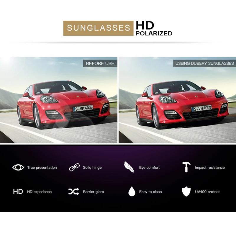 

2020 New UV400 Polarized Sport Sunglasses Men Women Car Driver Goggles Camping Hiking Driving Goggles Anti Polarized Glasses