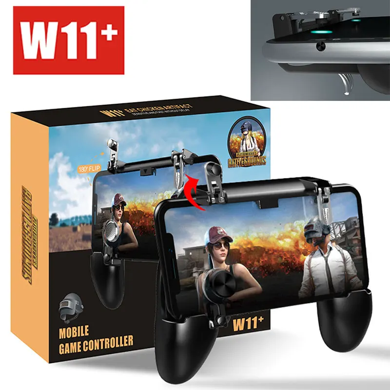 PUBG мобильный беспроводной W11 + геймпад пульт дистанционного управления Джойстик