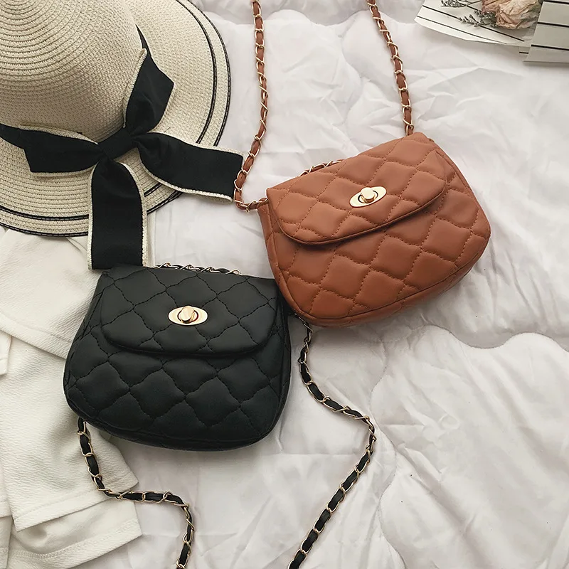 Youda простые оригинальные одноцветные Сумки на цепочке модные классические милые