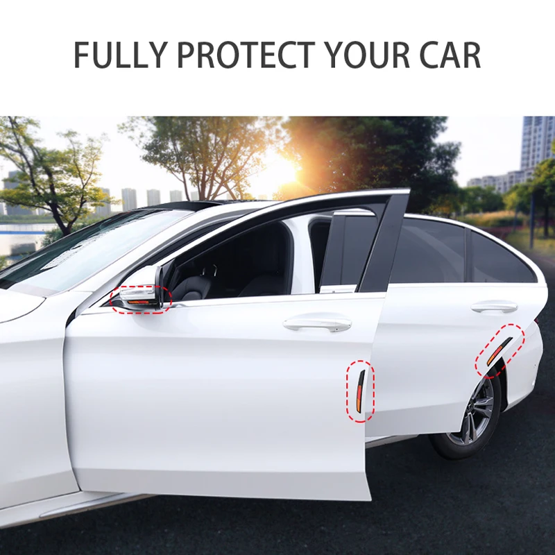 Универсальная резиновая защитная полоса на края двери автомобиля Защитная