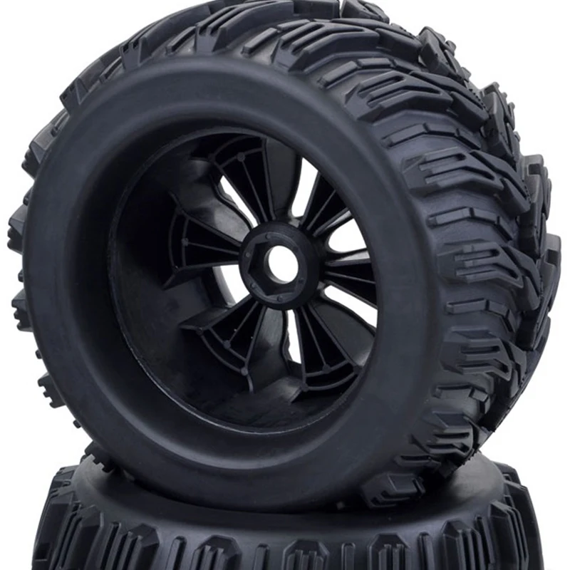 

4Pcs 170mm Wheel Rim and Tires for 1/8 Truck Traxxas E-MAXX E-Revo HSP HPI ZD Racing RC Car Accessories