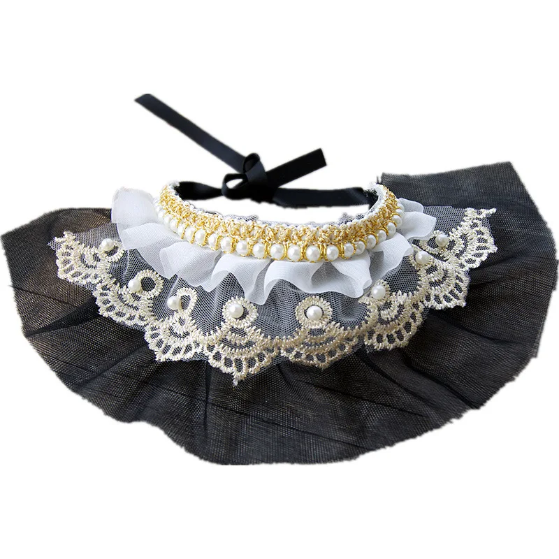 С кружевом и жемчугом на высоком каблуке Стразы шарф ручной работы милое