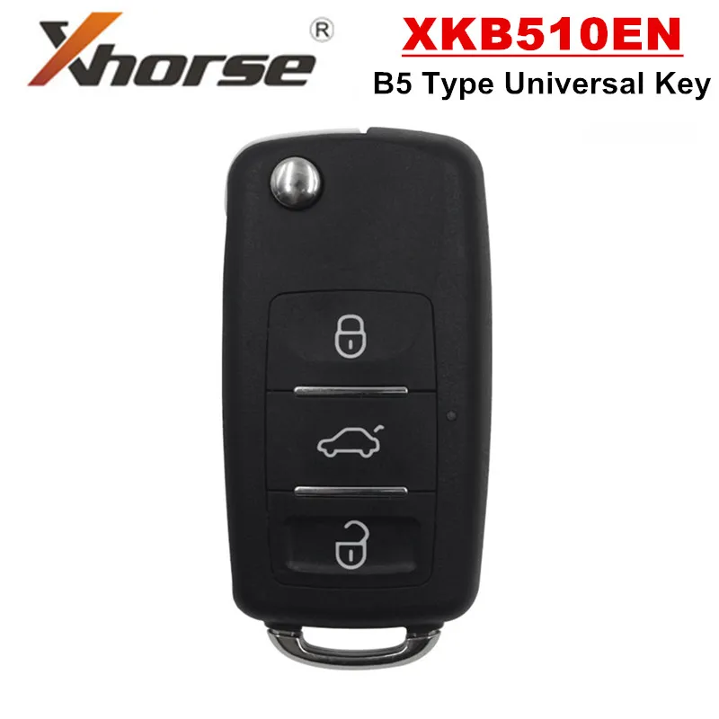 Xhorse XKB510EN B5 Тип 3 кнопки английская версия универсальный дистанционный ключ для VVDI