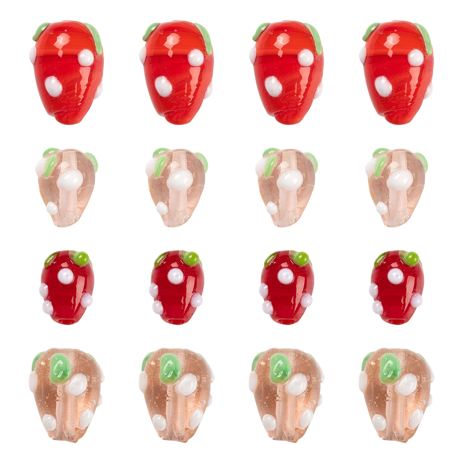 

Красные Розовые 3D Клубничные лампворк бусины фрукты россыпью ручной работы лампворк стеклянные бусины для ювелирных изделий DIY Kawaii ожерель...