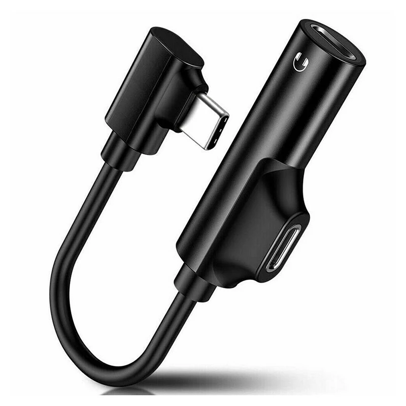 2 в 1 аудио адаптер TypeC 3,5 мм разветвитель AUX Adaptateur для samsung Galaxy A90 A80 A70 A50 A30 S10 Auriculares Tipo C Adaptador
