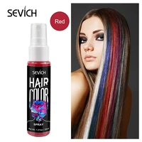 sevich 8 colors 30ml hair dye spray disposable hair quick spray waterproof hair dye blue red fashion instant hair color products
