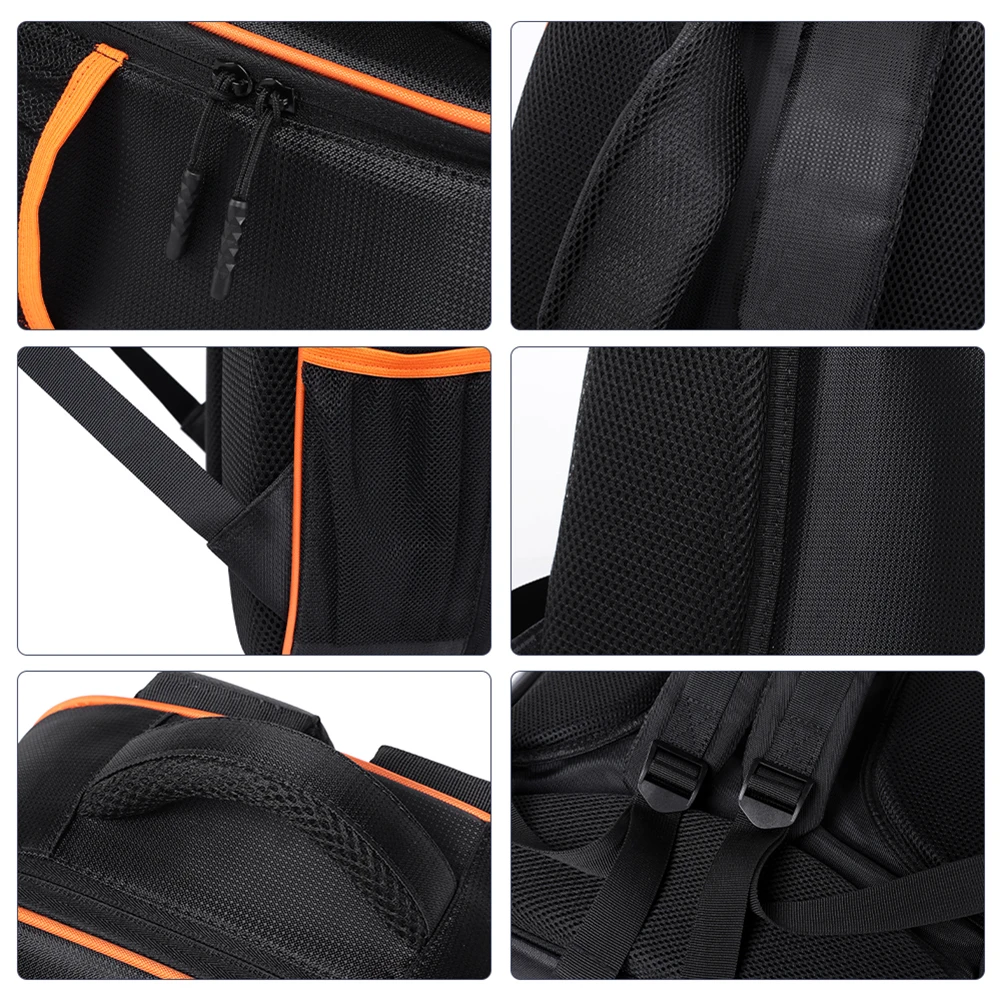 

Drone Double Zipper Nylon Backpack for DJI Air 2S Drone Strap Adjustable Travel Carrying Case Waterproof Shoulder Bag