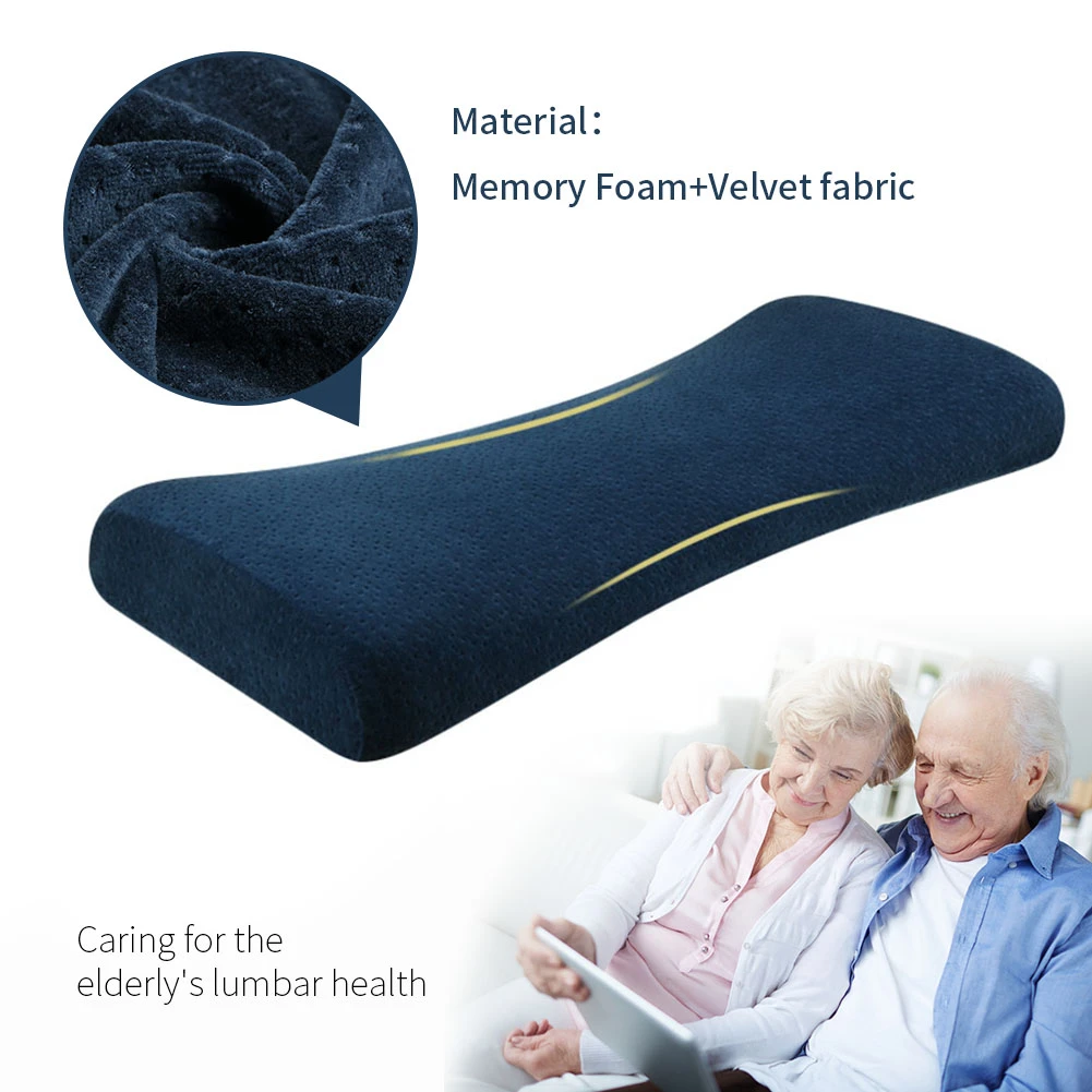 Ортопедическая подушка из пены с эффектом памяти для сна хлопковая поясницы