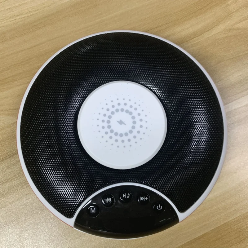 Хит продаж креативный умный динамик с Bluetooth беспроводное зарядное устройство