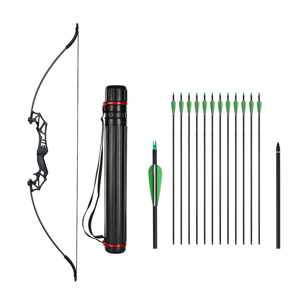 

Toparchery Recurve Bow 30lb/40lb Right Hand Longbow Kit for Adult Outdoor Practice Training Hunting