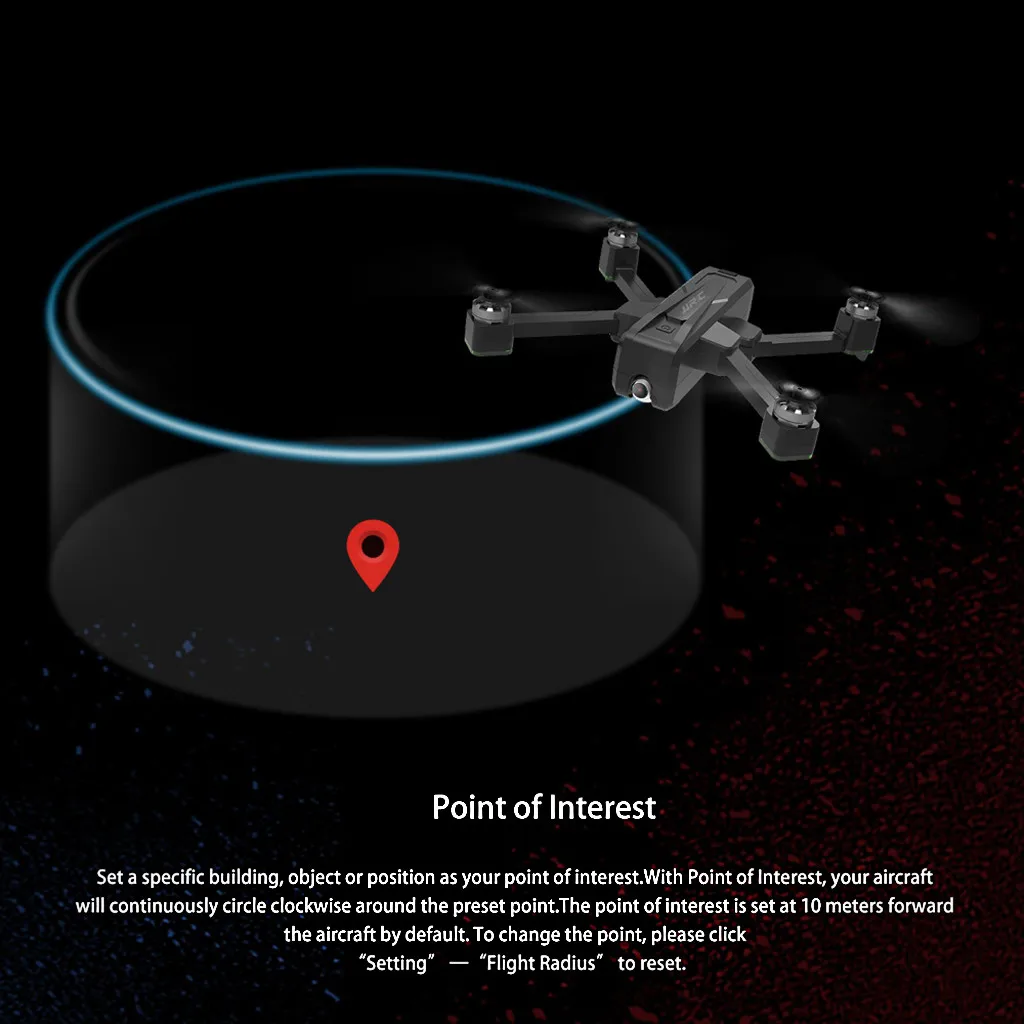 5G wifi FPV 2K gps бесщеточный складной Радиоуправляемый Дрон с одной осью Gimbal RC