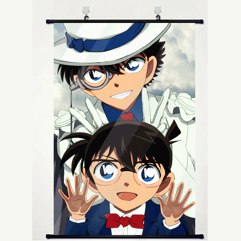 Японский аниме Детектив Conan Kaitou Kiddo настенный свиток плакат Настенные подвесные