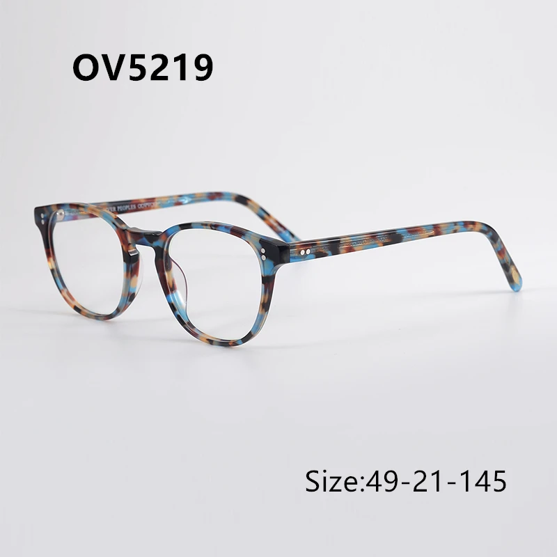 

Очки OV5219 женские с желтой оправой, очки для близорукости, компьютерные очки, очки по рецепту для мужчин, высокое качество
