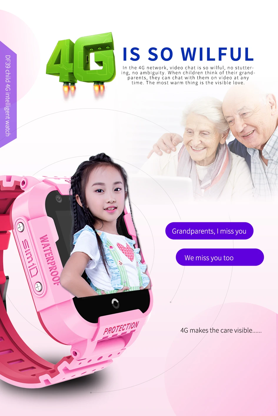 Детские Водонепроницаемые Смарт-часы с GPS-трекером камерой GPS LBS Wi-Fi | Электроника