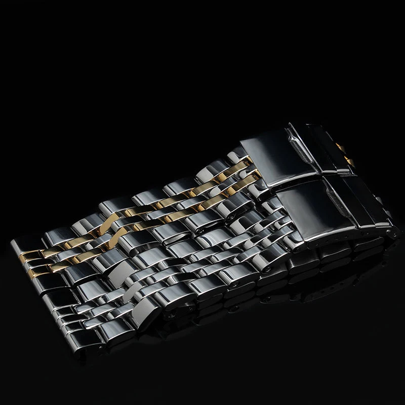 316L stainless steel watchband 22mm 24mm solid metal band for breitling Watch strap mens watch bracelet for A49350 AB042011