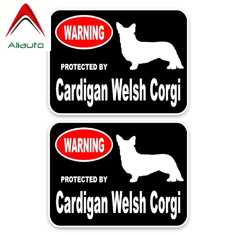 Aliauto 2 X из изображением собаки породы Вельш-корги-кардиган собака ПВХ автомобиль