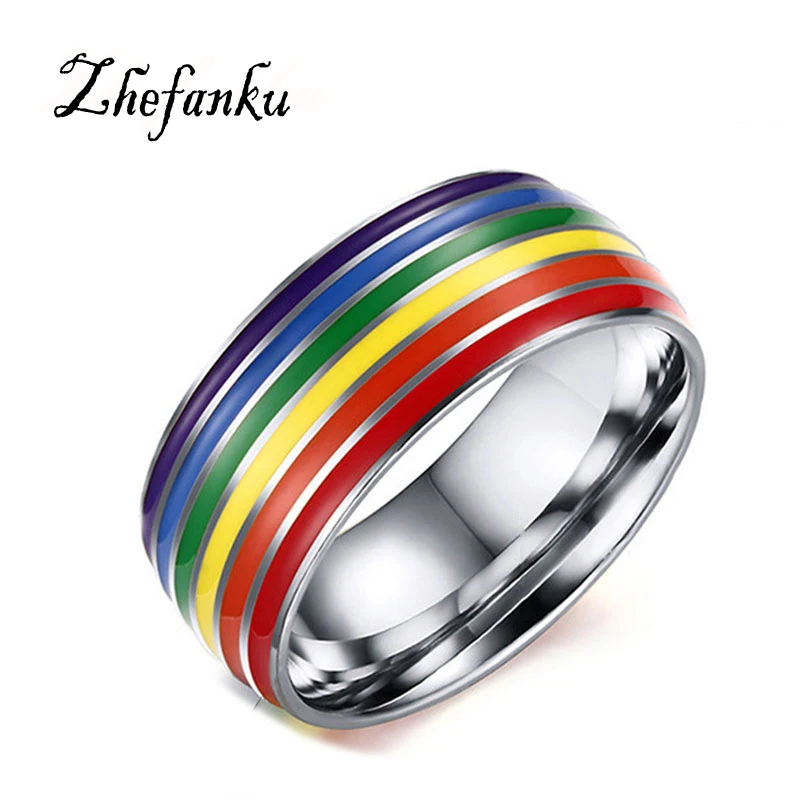 Классическое Обручальное кольцо унисекс обручальное из нержавеющей стали с