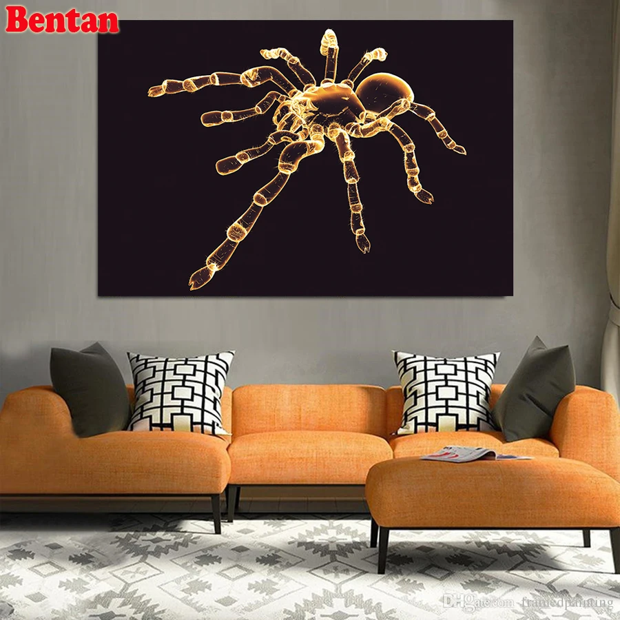 5d алмазная живопись своими руками абстрактное настенное искусство паук полная