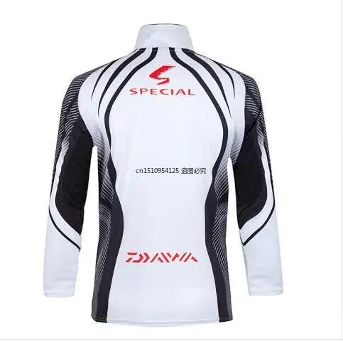 

New Daiwa Men Brand Fishing Vest Bamboo Breathable Quick Dry Fishing Shirts Summer Long Sleeve Anti-UV Fishing Clothes